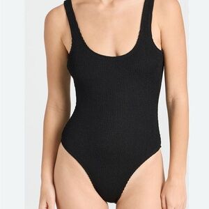 Good American Textured Black swimsuit